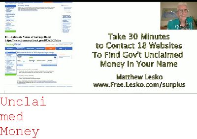 find Unclaimed Money Ma